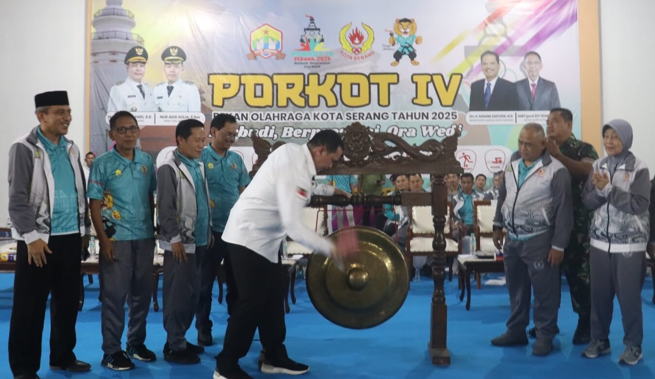 ‎736 Atlet Berkompetisi di Porkot IV Serang Tahun 2025