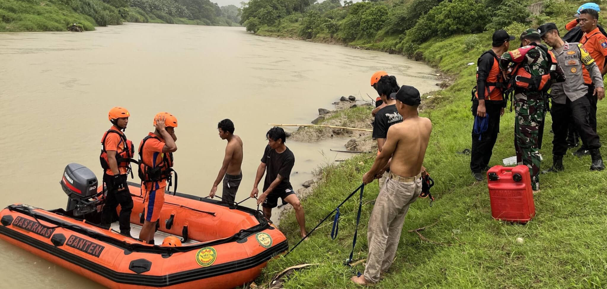 Bocah 9 Tahun Hanyut di Sungai Ciujung