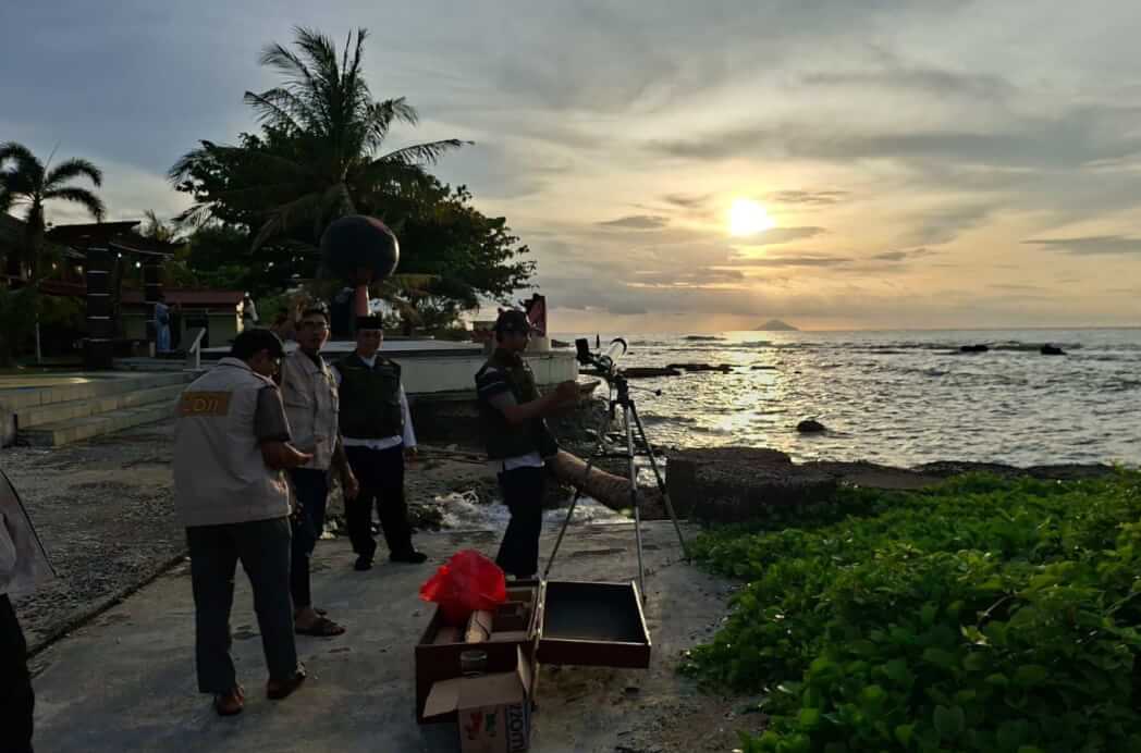 Hilal Awal Ramadhan Tak Terlihat di Mercusuar Anyer Serang